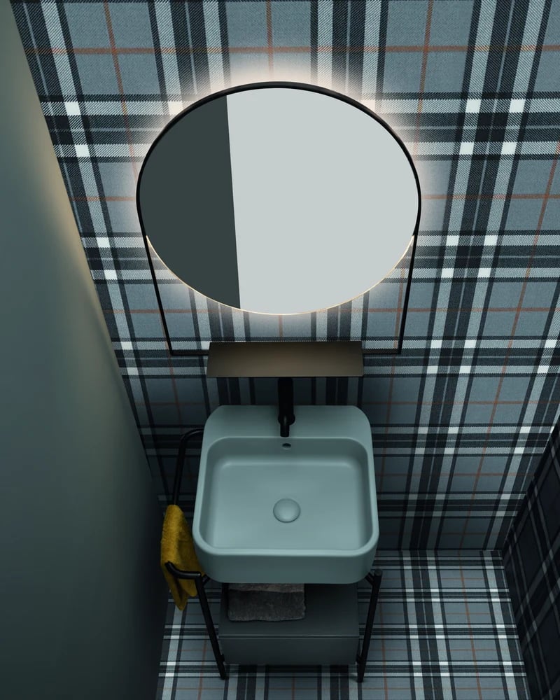 Lavabo quadrato 48×48 cm da appoggio o sospeso - Collezione Cosa | KoseDiCasa