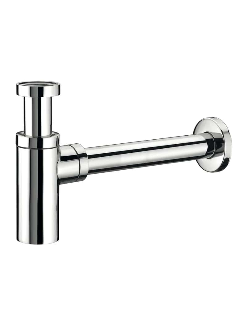 Sifone a vista per lavabo in ottone cromato 1"1/4 ispezionabile | KoseDiCasa